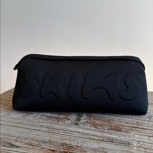 SKIMS Black Cosmetic Pouch